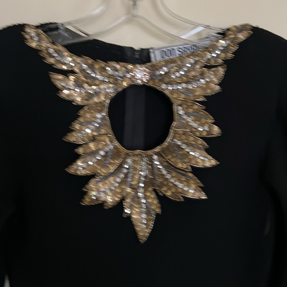 Don Sayres black wool dress size 6 - Picture 2 of 5